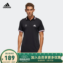 阿迪达斯官网adidas HTRDY M PL1 SL男网球运动短袖POLO衫FT6765 黑色 A/M(175/96A)