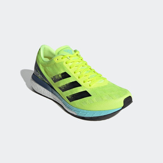 阿迪达斯官网 adidas ADIZERO BOSTON 9 M男鞋跑步运动鞋H68740 亮黄荧光/黑 40.5(250mm)