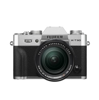 Fuji 富士 FUJIFILM）X-T30/XT30 微单相机 套机 银色（18-55mm镜头 ) 2610万像素 4K视频 蓝牙WIFI