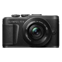 OLYMPUS 奥林巴斯 PEN E-PL10 M4/3画幅 微单相机 黑色 ED 14-42mm F3.5 EZ 变焦镜头 单头套机