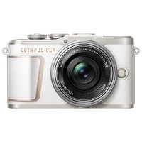 OLYMPUS 奥林巴斯 PEN E-PL10 M4/3画幅 微单相机 白色 ED 14-42mm F3.5 EZ 变焦镜头 单头套机