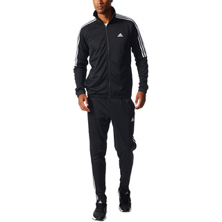 adidas 阿迪达斯 TRACKSUIT系列 男子运动套装 BK4087 黑色 L