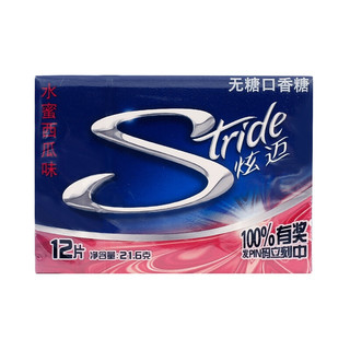 Stride 炫迈 无糖口香糖 水蜜西瓜味 100.8g