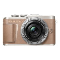 OLYMPUS 奥林巴斯 PEN E-PL10 M4/3画幅 微单相机 棕色 12-40mm F2.8 PRO 变焦镜头 单头套机