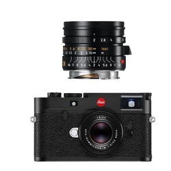 Leica 徕卡  M10-R 全画幅 微单相机 黑色 28mm F2 ASPH 定焦镜头 黑色单头套机