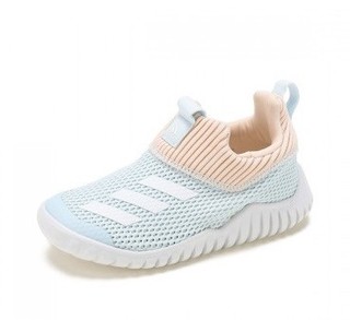 adidas 阿迪达斯 儿童减震运动鞋 FV2610 粉蓝色 21