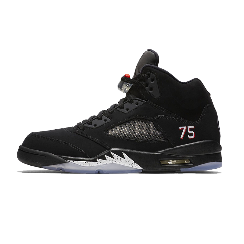 air jordan 正代系列 air jordan 5 男子篮球鞋 av9175-001 黑银 42