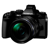 OLYMPUS 奥林巴斯 OM-D E-M1 M4/3画幅 微单相机 黑色 12-40mm F2.8 PRO 变焦镜头 单头套机