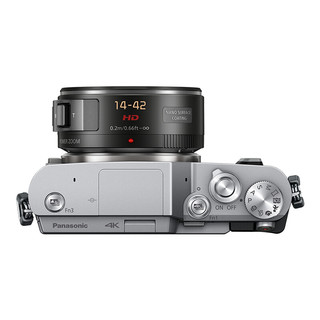Panasonic 松下 LUMIX GF10 M4/3画幅 微单相机 银色 14-42mm F3.5 ASPH 变焦镜头 单头套机