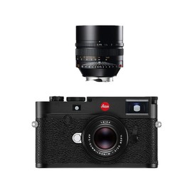 Leica 徕卡 M10-R 全画幅 微单相机 黑色 50mm F0.95 ASPH 定焦镜头 黑色单头套机