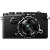 OLYMPUS 奥林巴斯 PEN-F M4/3画幅 微单相机 黑色 17mm F1.8 单头套机