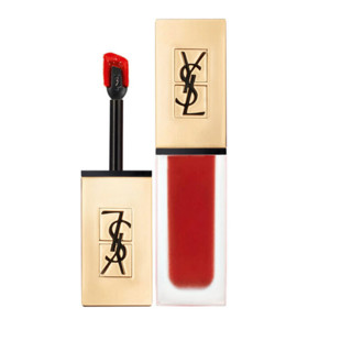 YVES SAINT LAURENT 圣罗兰 雾面哑光唇釉 #09冷艳红 6ml