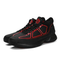 adidas 阿迪达斯 D Rose 10 男子篮球鞋 G26162 黑色/红色 44.5