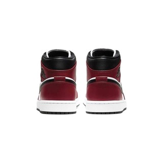 AIR JORDAN 正代系列 Air Jordan 1 Mid 男子篮球鞋 554724-069 黑红 42