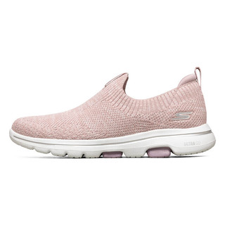 SKECHERS 斯凯奇 GO WALK 5 女子休闲运动鞋 15952/LTPK 浅粉色 35