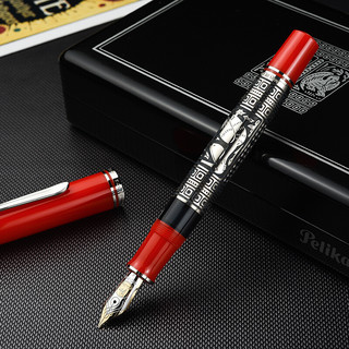 Pelikan 百利金 钢笔 M910 红色 F尖 单支装