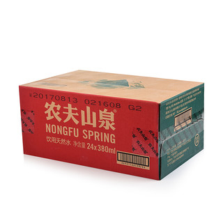 NONGFU SPRING 农夫山泉 饮用天然水 380ml*24瓶