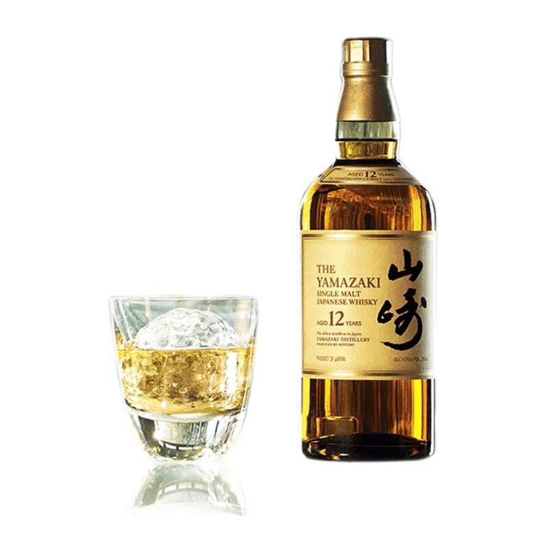 SUNTORY 三得利 山崎 12年 日本 单一麦芽威士忌 43%vol 700ml/瓶