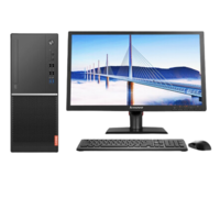 Lenovo 联想 M6600D 21.5英寸 台式机 黑色(酷睿i5-9400、核芯显卡、4GB、128GB SSD+1TB HDD)