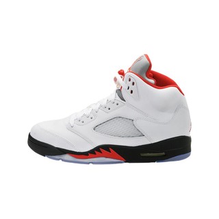 AIR JORDAN 正代系列 Air Jordan 5 Retro 男子篮球鞋 136027-100 红白 47.5