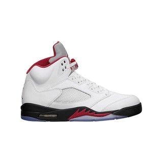 AIR JORDAN 正代系列 Air Jordan 5 Retro 男子篮球鞋 136027-100 红白 47.5