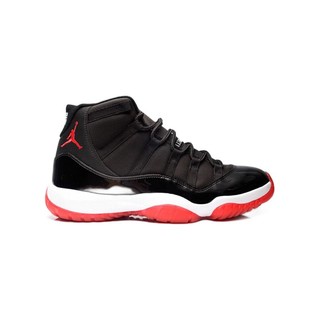 AIR JORDAN 正代系列 Air Jordan XI Bred 男子篮球鞋 378037-010 黑白红 45