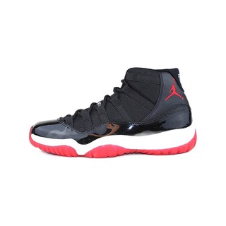 AIR JORDAN 正代系列 Air Jordan XI Bred 男子篮球鞋 378037-010 黑白红 45