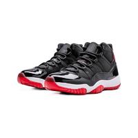 AIR JORDAN 正代系列 Air Jordan XI Bred 男子篮球鞋 378037-010 黑白红 45