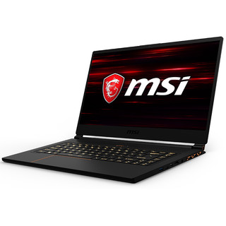 MSI 微星 绝影 GS65 15.6英寸 游戏本 黑色(酷睿i7-9750H、GTX 1660Ti 6G、8GB、512GB SSD、1080P、IPS、144Hz）