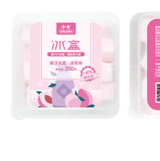 Little seven 小七 冰盒 桃子米酒冰淇淋 250g*4盒