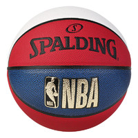 SPALDING 斯伯丁 PU篮球 76-388Y 红白蓝 4号/儿童