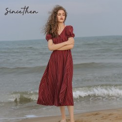 SinceThen 从那以后 CQ181263 女士复古款连衣裙