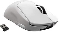 Logitech 罗技 G PRO X 超轻无线游戏鼠标 &高速、轻质游戏鼠标 兼容 PC 和 Mac(USB 端口) 白色
