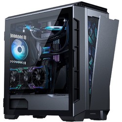 追风者(PHANTEKS) P600S钛金灰 钢化玻璃合页侧透 主动降噪水冷静音电脑机箱(可竖装GPU/双系统/调速/3x风扇)