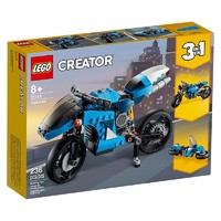 百亿补贴：LEGO 乐高 Creator3合1创意百变系列 31114 超级摩托车