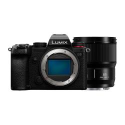 Panasonic 松下 LUMIX S5 全画幅 微单相机 黑色 85mm F1.8 定焦镜头 单头套机
