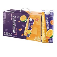 yili 伊利 优酸乳缤纷果果粒牛奶 柚子卡曼橘味 210g*12盒