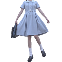 SASATOU 莎莎糖 圣樱高 JK制服 女士连衣人鱼裙 XS