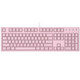 KZZI 珂芝 K104 104键 有线机械键盘 Cherry青轴 单光 粉色