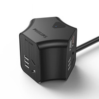 PHILIPS 飞利浦 SPS2314G/93 PD快充魔方插座