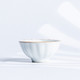 熹谷  白瓷冰裂纹杯陶瓷茶杯