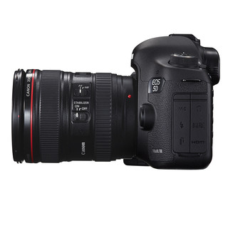 Canon 佳能 EOS 5D Mark III 全画幅 数码单反相机 黑色 EF 24-105mm F4L IS USM 变焦镜头 单镜头套装