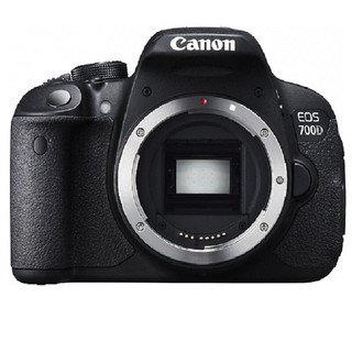 Canon 佳能 EOS 700D APS-C画幅 数码单反相机 黑色 单机身