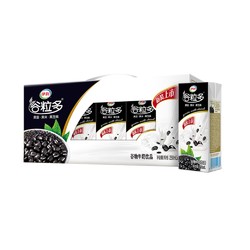 yili 伊利 谷粒多黑谷牛奶饮品250ml*12盒*2箱 黑豆+黑米+黑芝麻