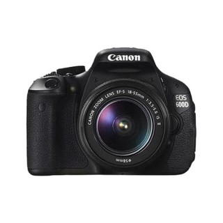 Canon 佳能 EOS 600D APS-C画幅 数码单反相机 黑色 单机身