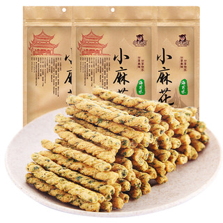 秦之恋 小麻花组合装 2口味 280g*6包（甜辣味280g*3包+海苔味280g*3包）