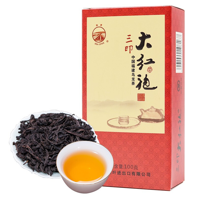 sea dyke 海堤 三印 大红袍 乌龙茶 100g
