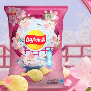 Lay's 乐事 马铃薯片 樱花米酿味