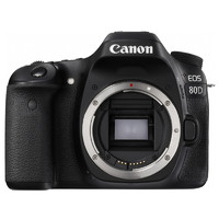 Canon 佳能 EOS 80D APS-C画幅 数码单反相机 黑色 单机身