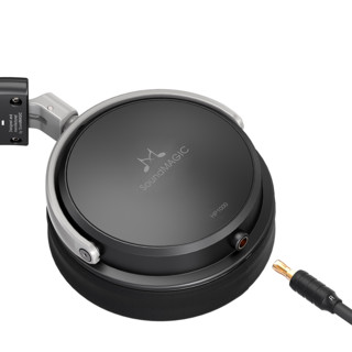 SoundMAGIC 声美 HP1000 耳罩式头戴式动圈有线耳机 黑色 3.5mm